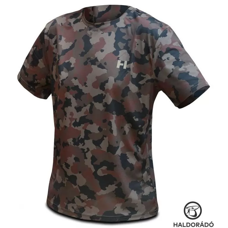 HALDORÁDÓ FES Tactical Tee Camo UPF 50+ L / 2
