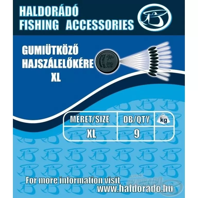 HALDORÁDÓ Gumiütköző hajszálelőkére - XL / 1