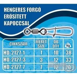 HALDORÁDÓ Hengeres forgó erősített kapoccsal - nagy