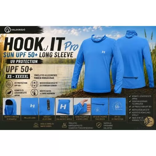 HALDORÁDÓ HOOK IT Pro SUN UPF 50+ Long Sleeve L termék kép