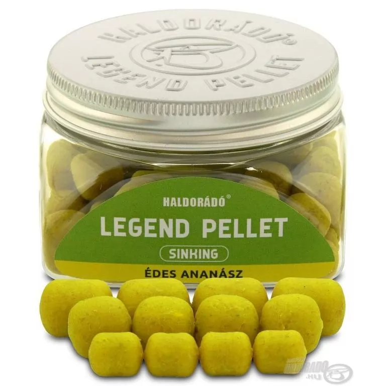 HALDORÁDÓ LEGEND PELLET Sinking - Édes Ananász