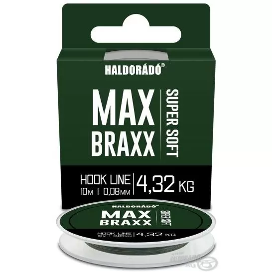 HALDORÁDÓ MAX Braxx - Super Soft Hook Line 0,08 mm