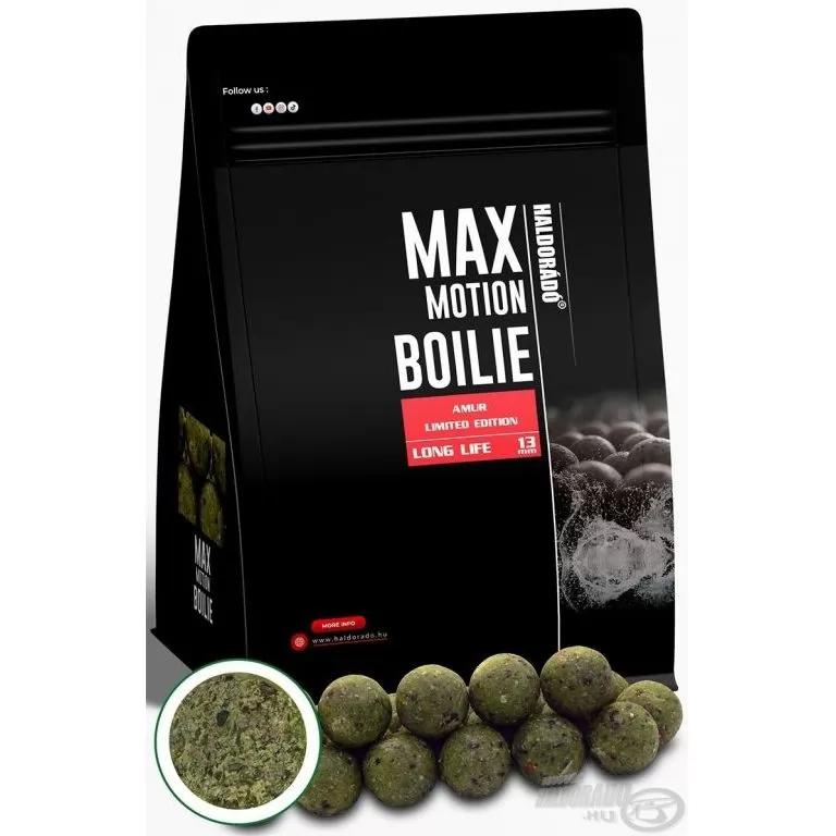 HALDORÁDÓ MAX MOTION Boilie Long Life 13 mm Limited Edition - Amur / 1