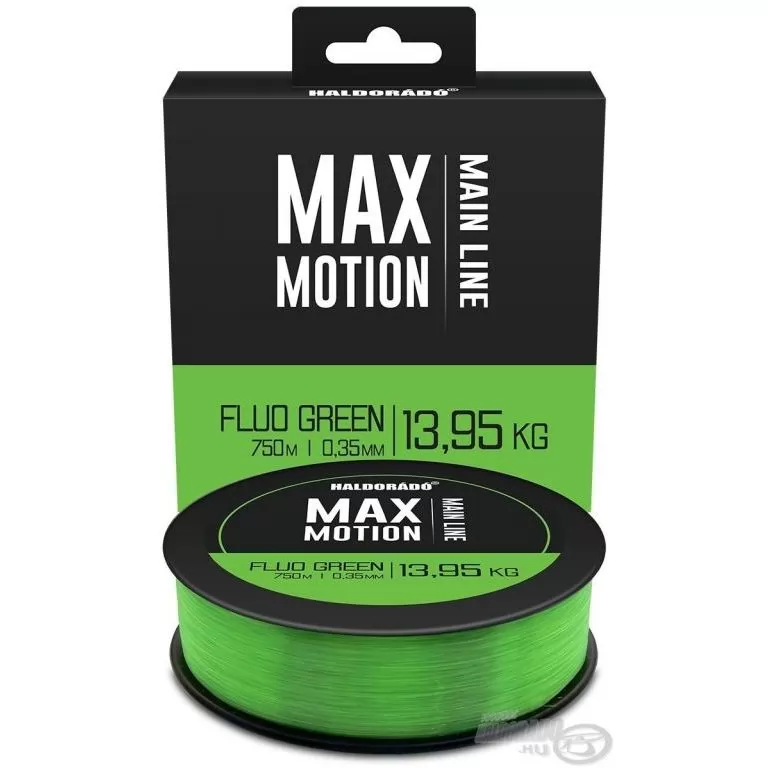 HALDORÁDÓ MAX MOTION CARP Fluo Green 0,35 mm / 750 m / 1