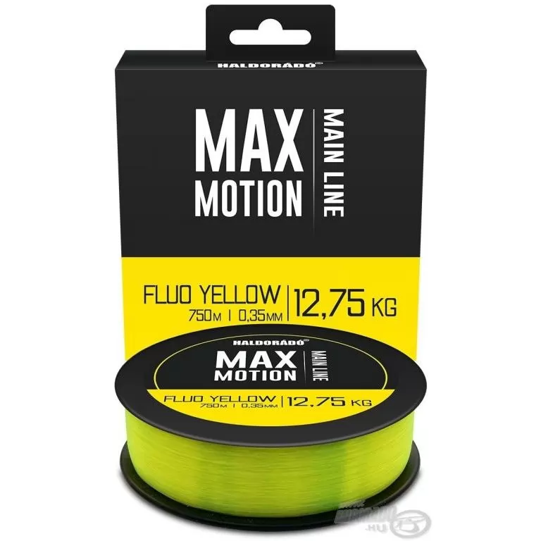 HALDORÁDÓ MAX MOTION Fluo Yellow 0,35 mm / 750 m / 1