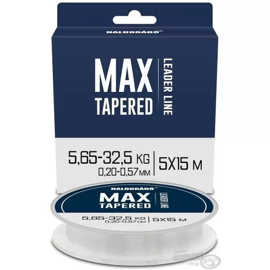 HALDORÁDÓ MAX TAPERED Leader 5x15 m - 0,20-0,57 mm