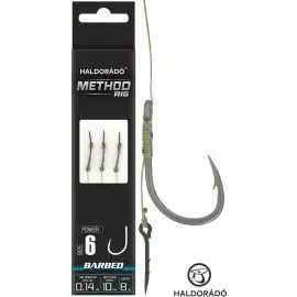 HALDORÁDÓ Method Rig 7 Braid 10 mm / Power 6 Barbed mikroszakállas horoggal termék kép