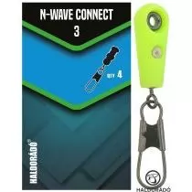 HALDORÁDÓ N-WAVE CONNECT 3 - SIC betétes, erős csúszó forgós karabiner