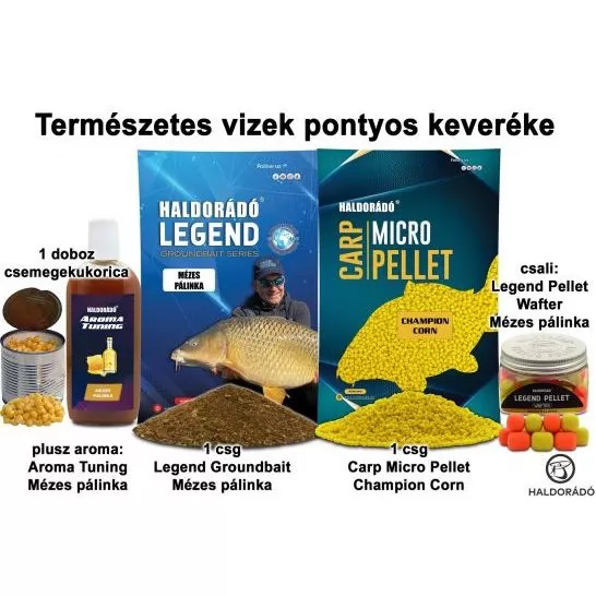 HALDORÁDÓ Őszi recept 5 - Természetes vizek pontyos keveréke termék kép