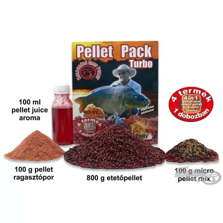 HALDORÁDÓ Pellet Pack Turbo - Tüzes Ponty HALDORÁDÓ Pellet Pack Turbo - Tüzes Ponty