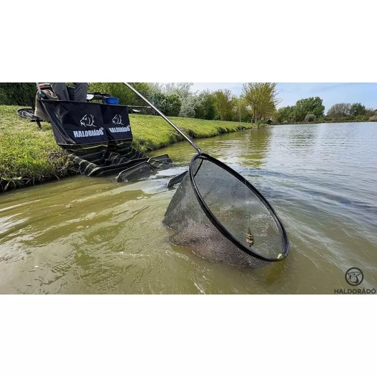 HALDORÁDÓ Power Carp Landing Net 45x40 cm - szupererős alu pontyos merítőfej / 9