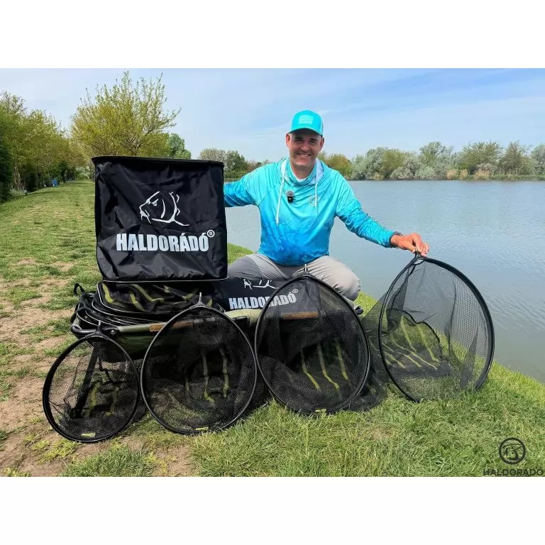 HALDORÁDÓ Power Carp Landing Net 55x50 cm - szupererős alu pontyos merítőfej / 6