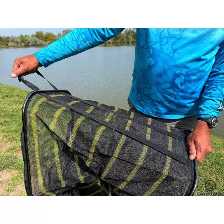 HALDORÁDÓ Power Carp Zip Mesh 4 m - verseny haltartó erősített aljú, cipzáros, hordtáskával / 24
