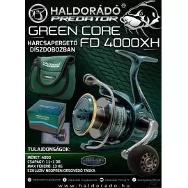 HALDORÁDÓ Predator Green Core FD 4000XH harcsapergető orsó díszdobozban termék kép