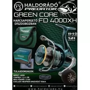 HALDORÁDÓ Predator Green Core FD 4000XH harcsapergető orsó díszdobozban termék kép