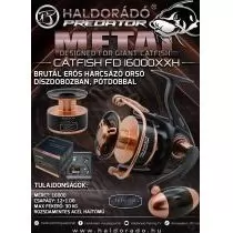 HALDORÁDÓ Predator Metal Catfish FD 16000XXH brutál erős harcsázó orsó díszdobozban, pótdobbal termék kép