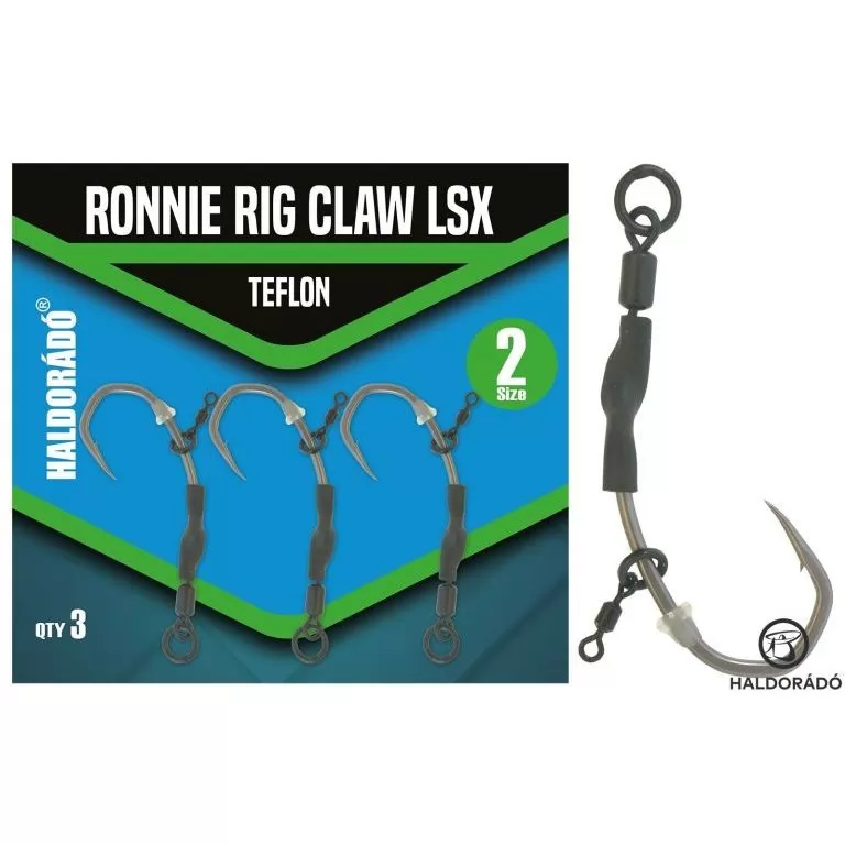HALDORÁDÓ Ronnie Rig Claw LSX - 2 - saskarom horog Pup Up csalikhoz / 1