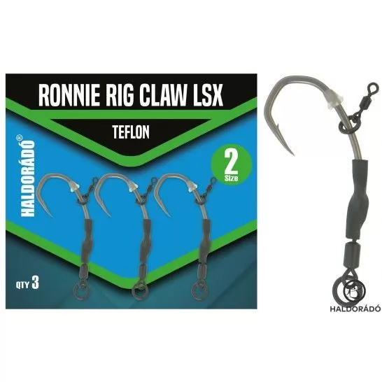HALDORÁDÓ Ronnie Rig Claw LSX - 2 - saskarom horog Pup Up csalikhoz
