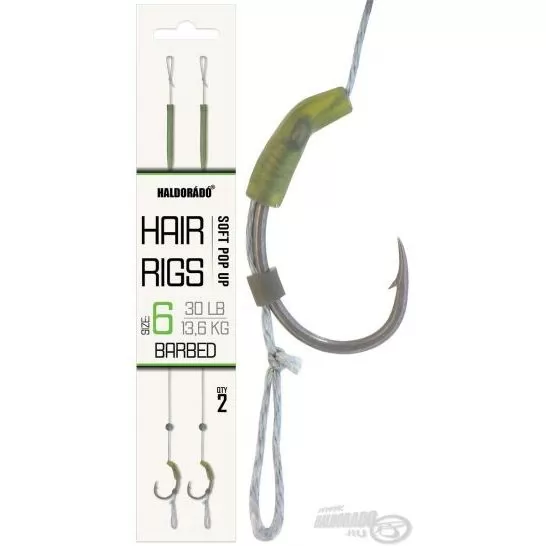 HALDORÁDÓ Soft Pop Up Hair Rigs - 6