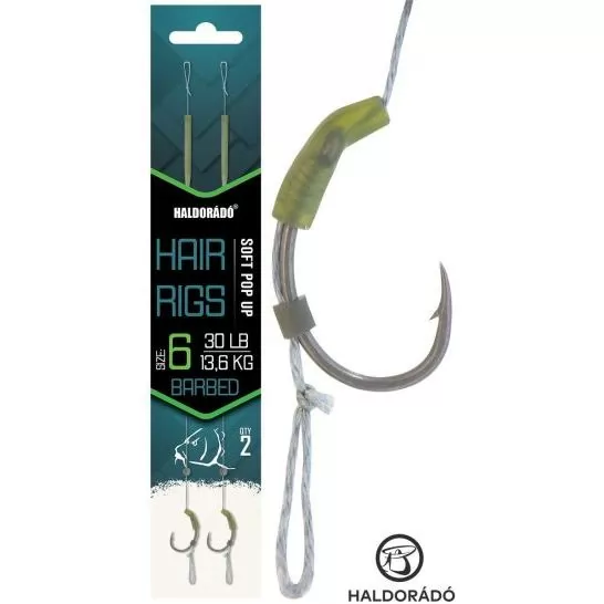 HALDORÁDÓ Soft Pop Up Hair Rigs - 6