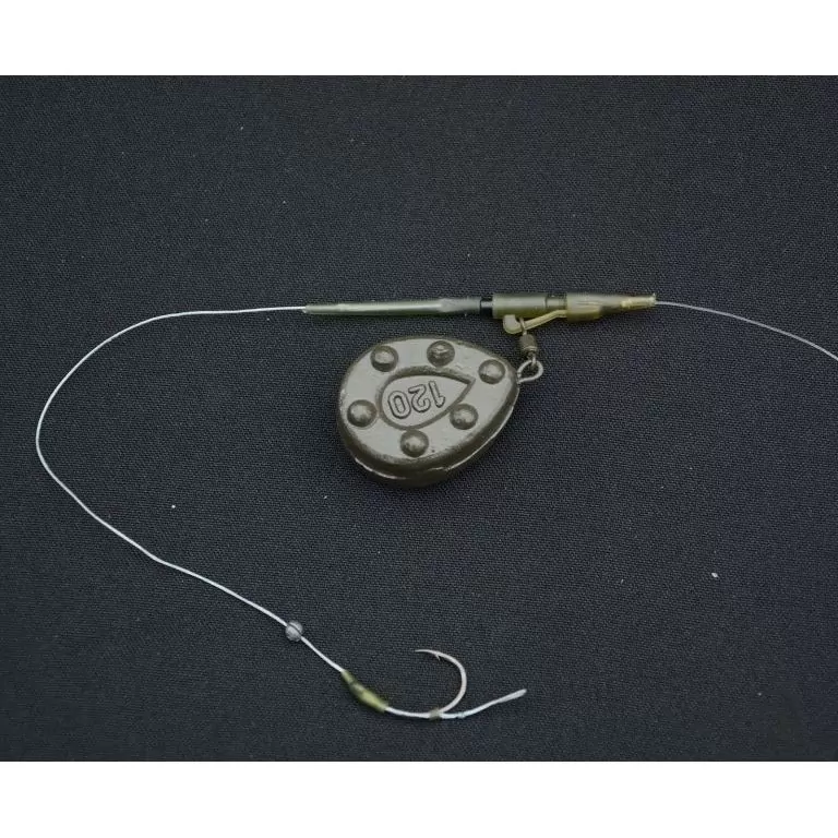 HALDORÁDÓ Speed Drop Lead Clip + Rubber - fix ólomkapocs, gyors súlyleválás / 4