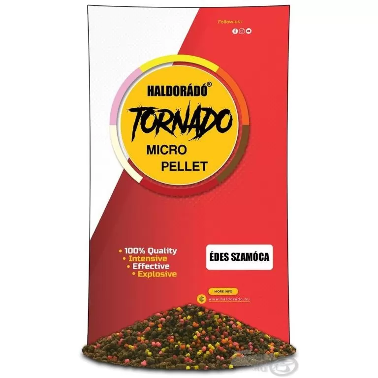 HALDORÁDÓ TORNADO Micro Pellet - Édes Szamóca / 1