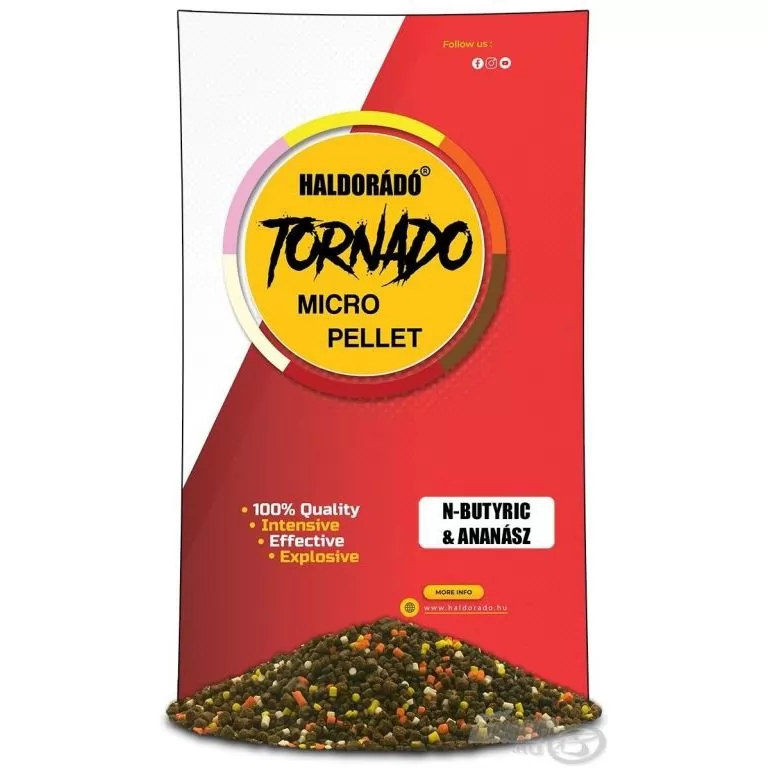 HALDORÁDÓ TORNADO Micro Pellet - N-Butyric & Ananász / 1