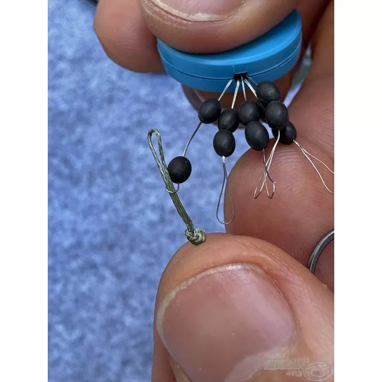 HALDORÁDÓ Tungsten Oval Bead 4 mm - Volfrám horogelőke súlyozó és gumi ütköző / 2
