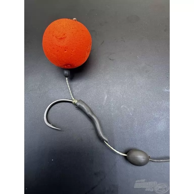 HALDORÁDÓ Tungsten Oval Bead 4 mm - Volfrám horogelőke súlyozó és gumi ütköző / 7