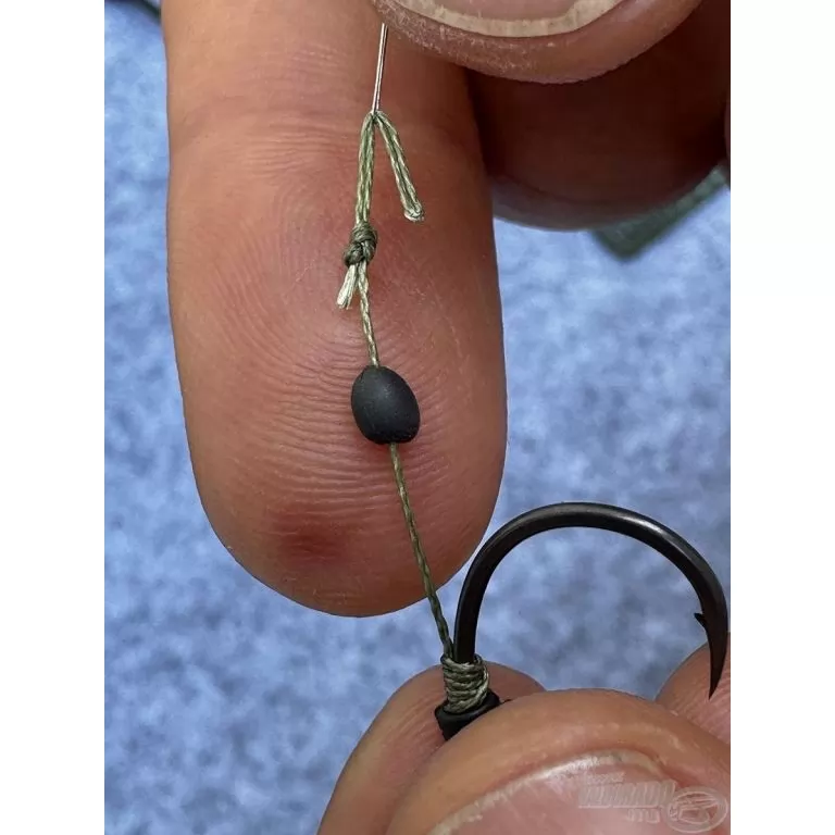 HALDORÁDÓ Tungsten Oval Bead 8 mm - Volfrám horogelőke súlyozó és gumi ütköző / 4