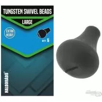 HALDORÁDÓ Tungsten Swivel Beads Large - Volfrám végszerelék megütköztető gumi adapter