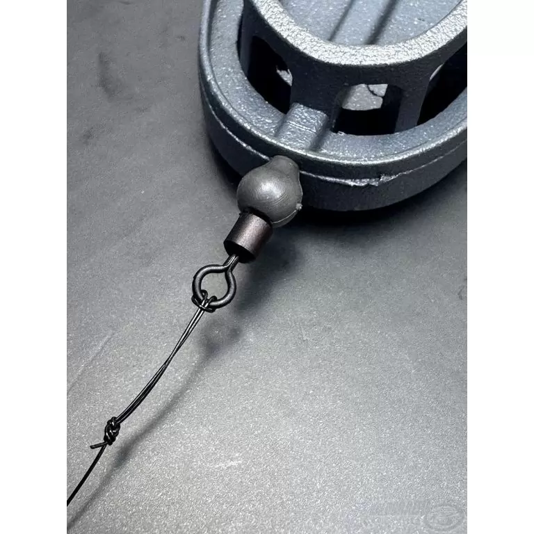 HALDORÁDÓ Tungsten Swivel Beads Large - Volfrám végszerelék megütköztető gumi adapter / 6