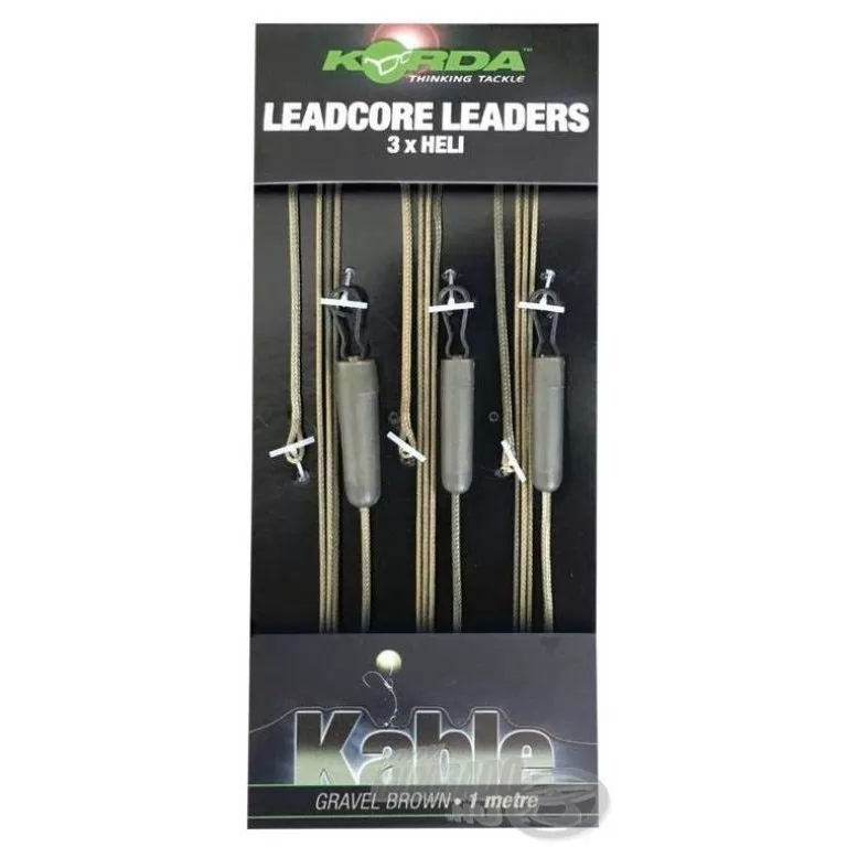 KORDA Leadcore Leader Heli Gravel 3 db / 1