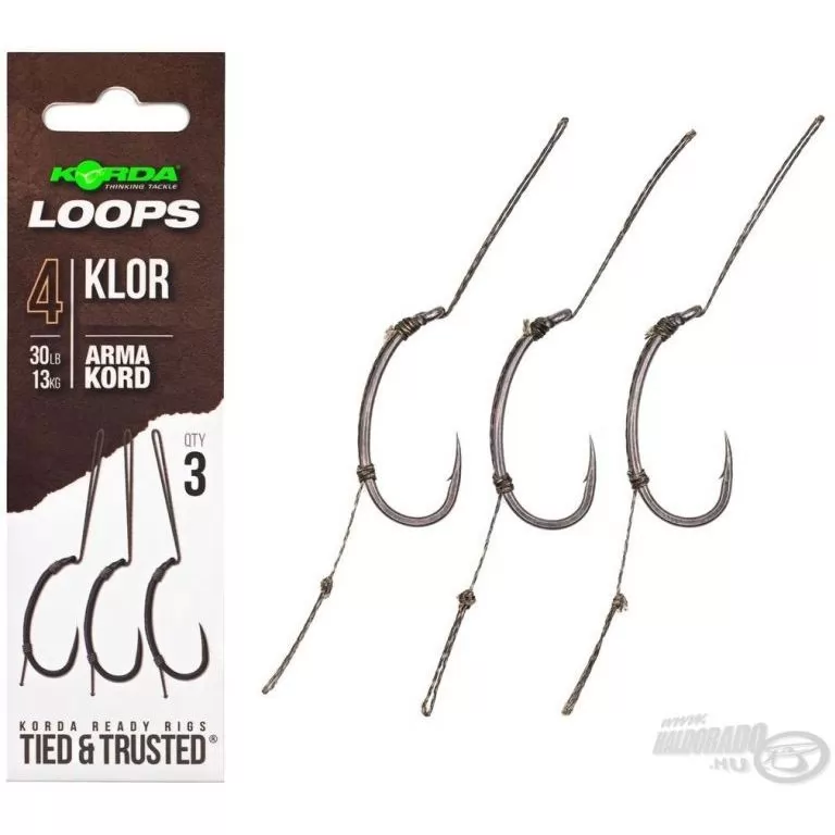 KORDA Loop Rigs Klor 4 - 30 Lbs / 1