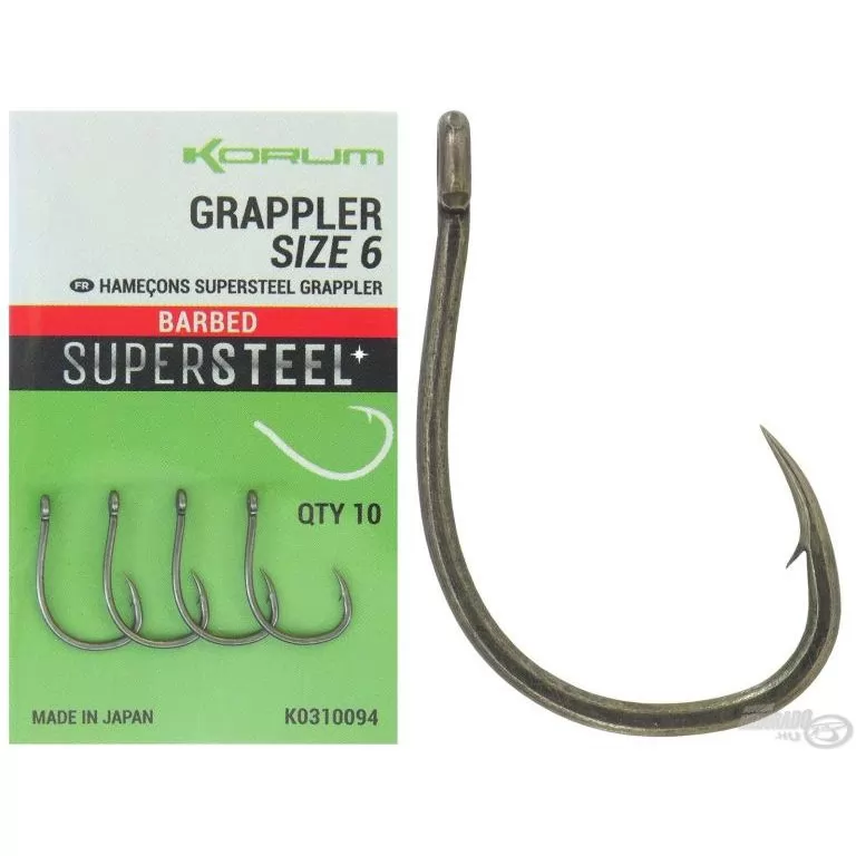 KORUM Grappler Barbed - 10 / 1