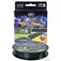 L&K Fine Braid 8 Dark Green - 0,12 mm