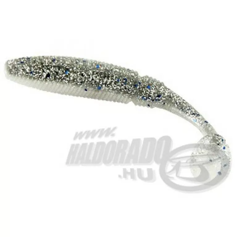 L&K Kick 7,5 cm - 104 fehér-ezüst csillámos