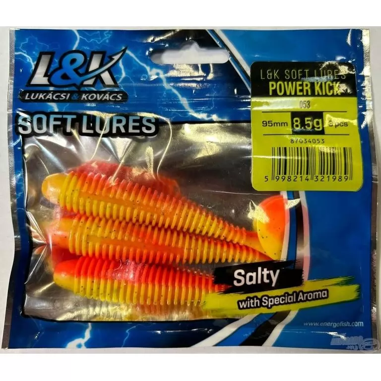 L&K Power Kick 9,5 cm - 053 piros-sárga / 2