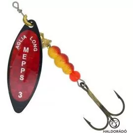 Mepps Aglia Long Redbow 3 - Fekete
