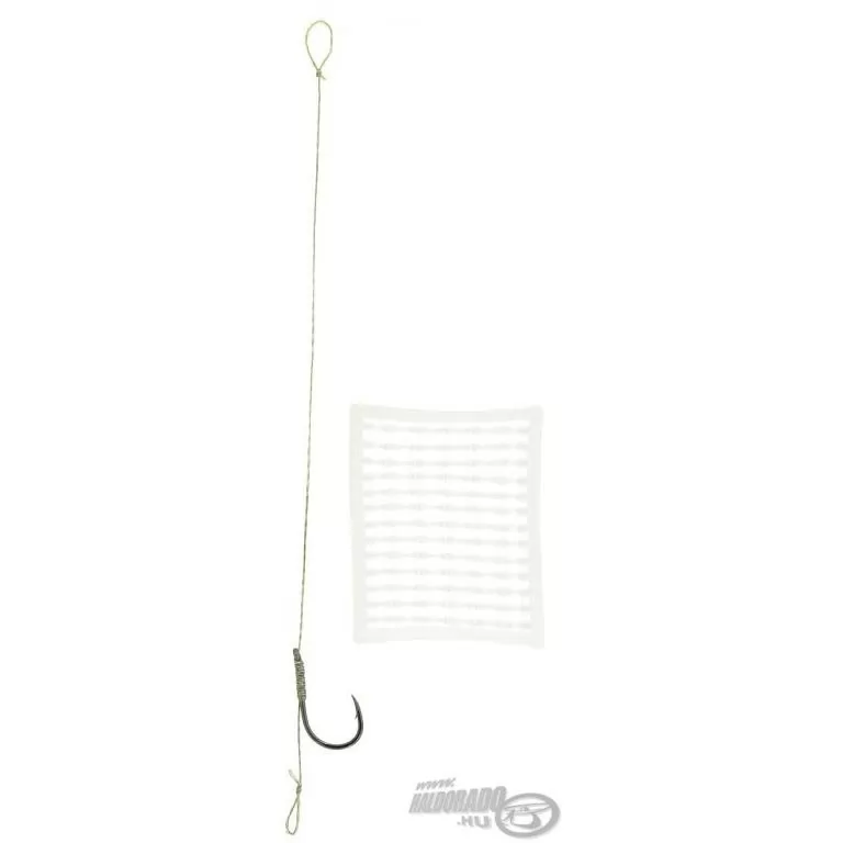 NEVIS Előkötött Feeder horog fonott zsinóron - 8 / 15 Lbs