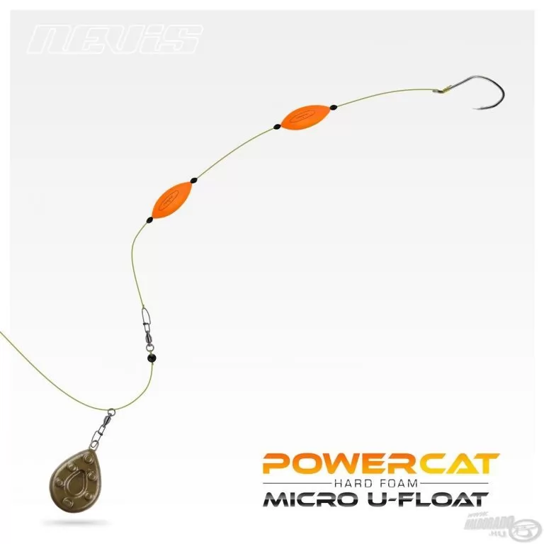 NEVIS Powercat Micro U-Float 3 g narancs / 3