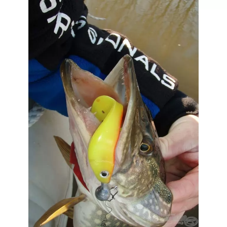 NEVIS Vantage Twister Shad 9 cm - Sárga / 3