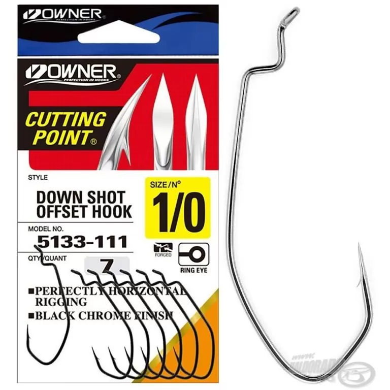 OWNER Down Shot Offset - 2/0 / 1