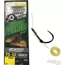 OWNER FD-52 Method Feeder előkötött monofil előke pellet karikával - 10 / 0,20 mm