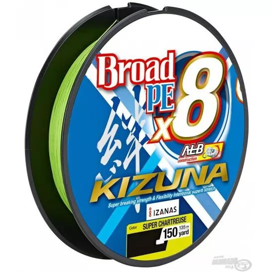 OWNER Kizuna X8 Chartreuse 135 m - 0,25 mm