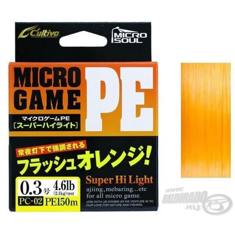 OWNER Micro Game 4X Orange 150 m - 0,095 mm / 1