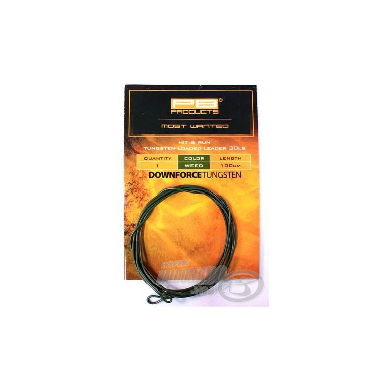 PB PRODUCTS Downforce Tungsten Loaded Leader Weed 30 Lb