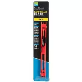 PRESTON Carp Pellet Pole Rig 4x14