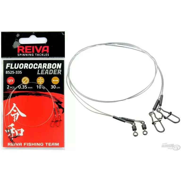 REIVA Fluorocarbon előke 40 cm - 0,40 mm - 2 db / 1