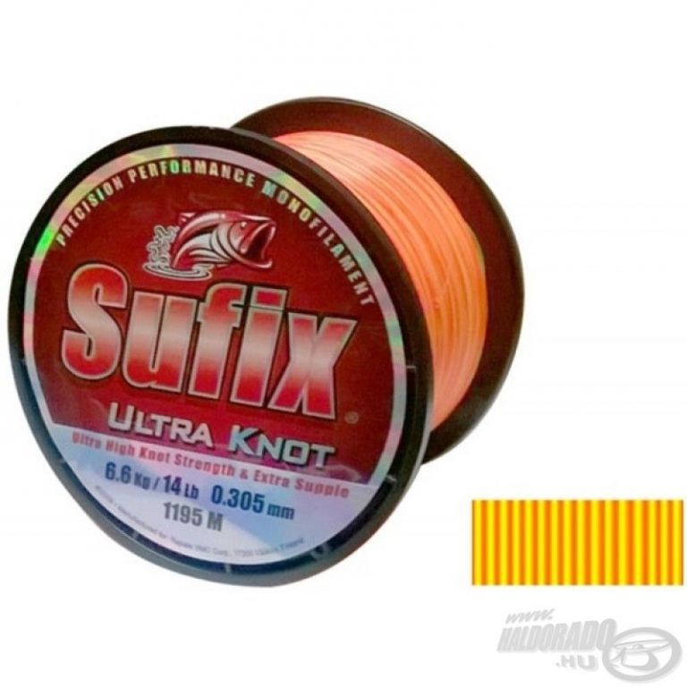 SUFIX Ultra Knot yellow-orange 1950 m 0,23 mm